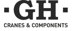 Logotipo GHSA Cranes and Components. Obras Públicas | Instalaciones | GH Cranes